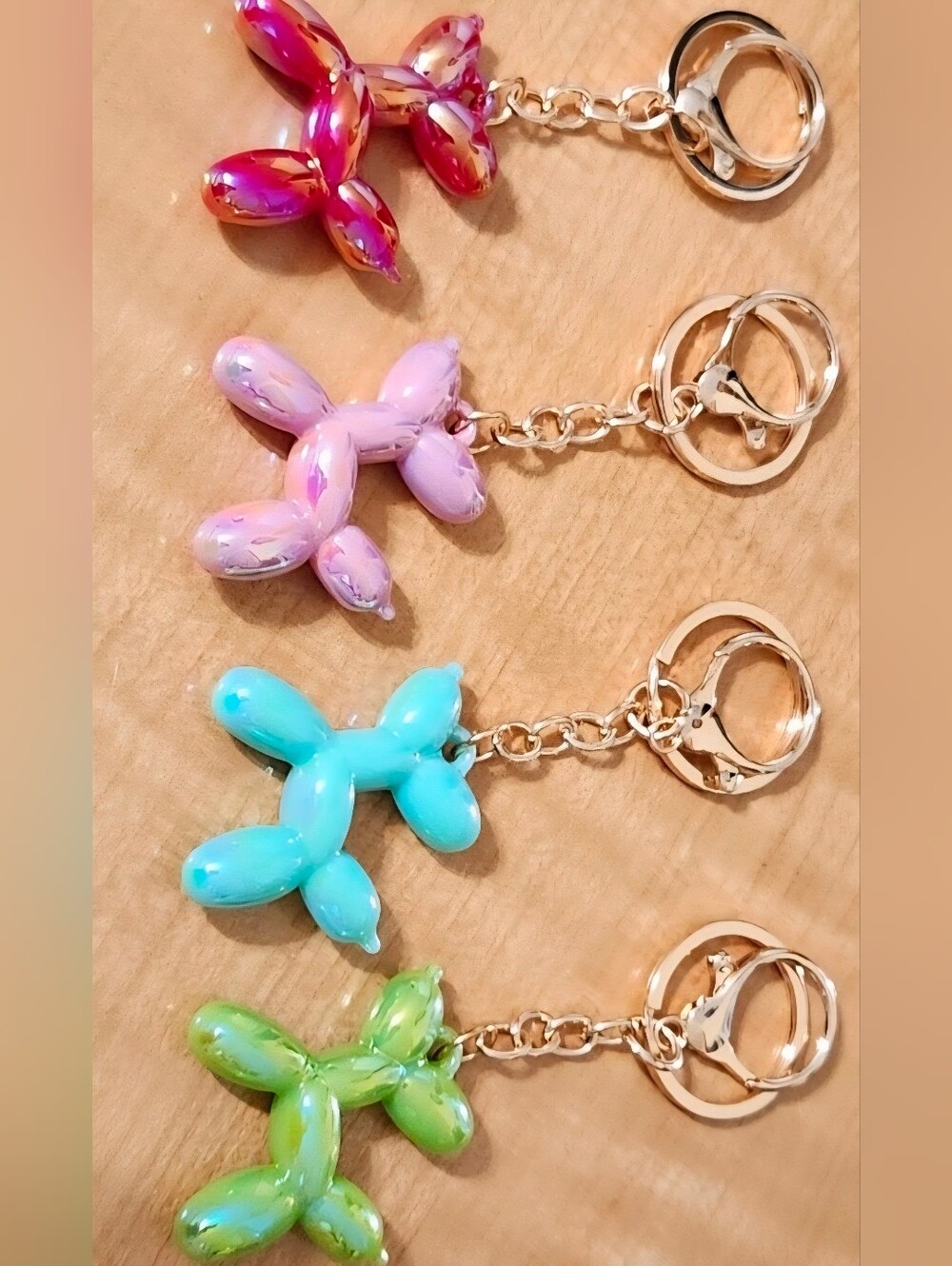 Set of Balloon Purse/Key Charms